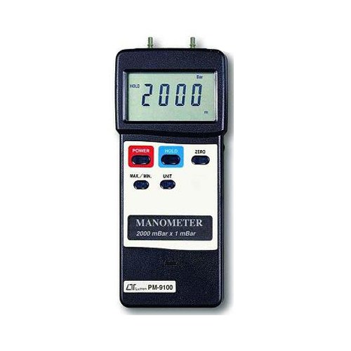 Lutron PM-9100 MANOMETER, 2000 mbar, differential input