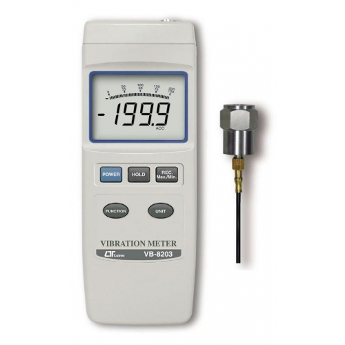 Lutron VB-8203 VIBRATION METER, Acceleration/Velocity/Displacement, RS-232