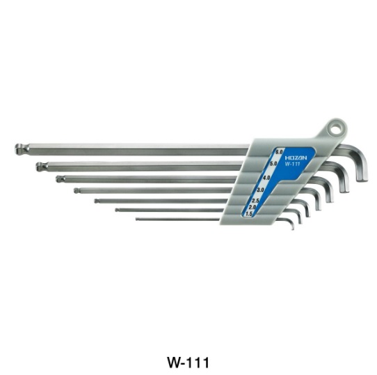 HOZAN W-111 BALLPOINT L-WRENCH SET